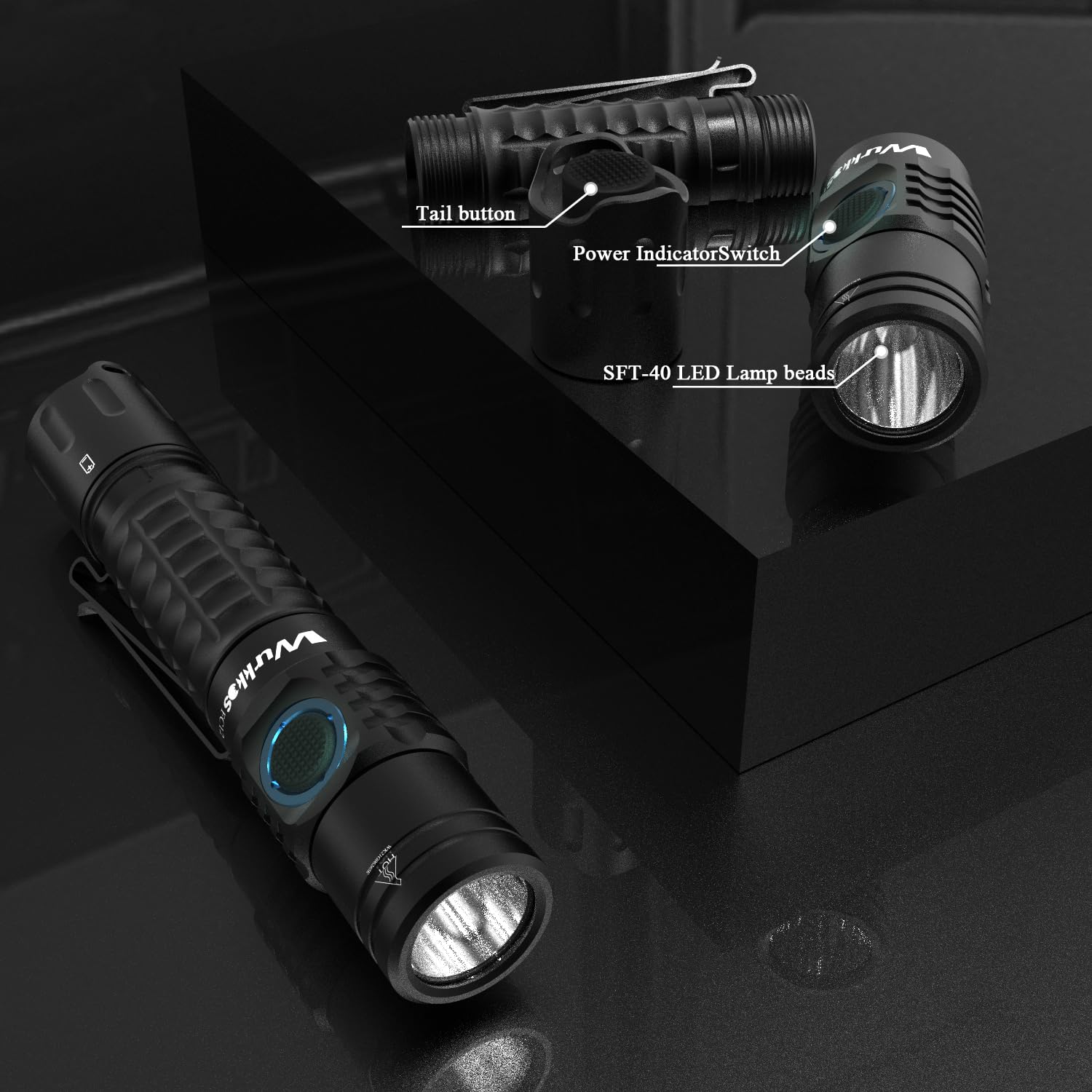 Amazon.co.jp: LED懐中電灯 Wurkkos FC12 SFT40LEDチップ搭載 ハンディ